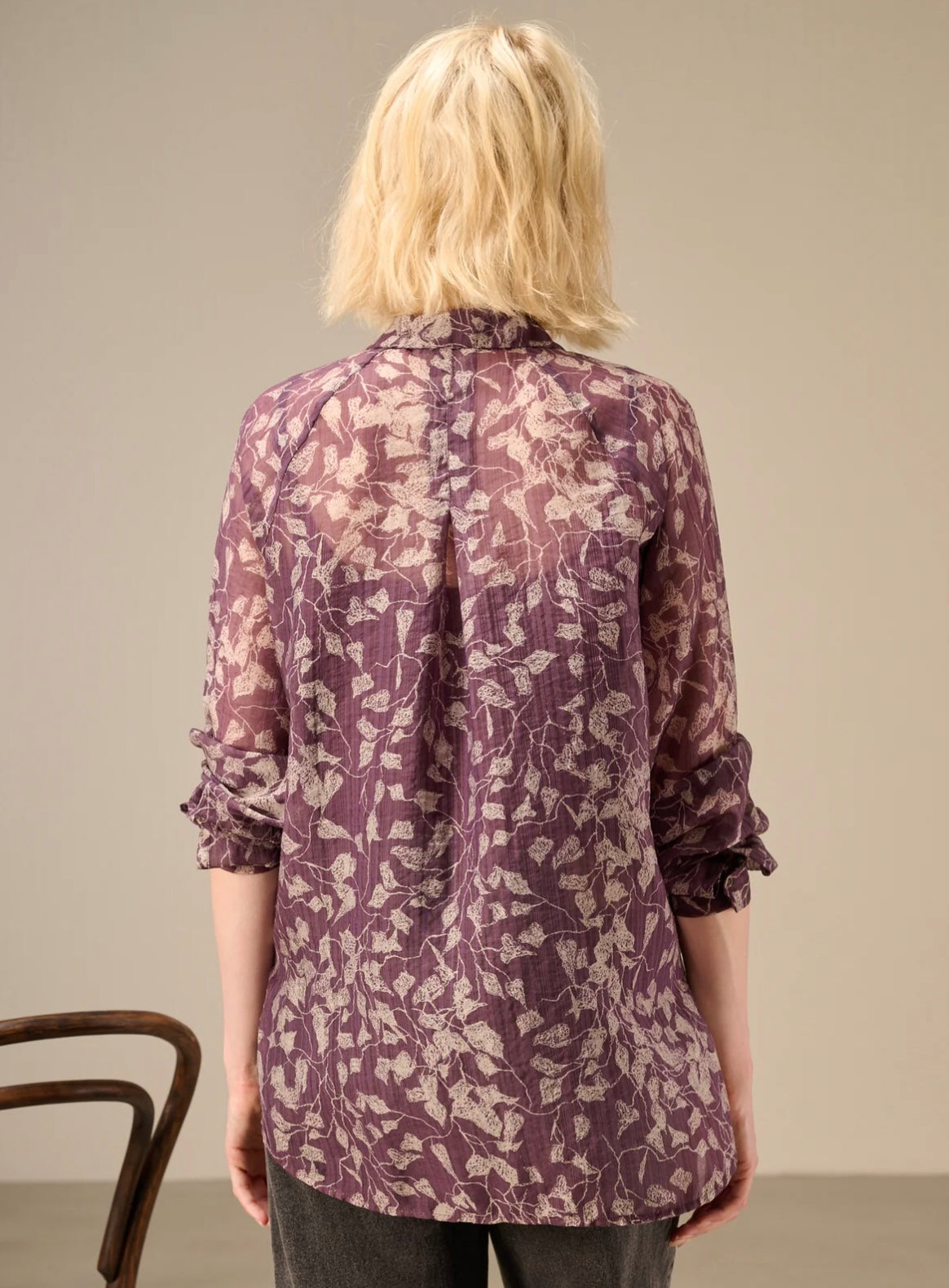 nile - Blouse with floral print