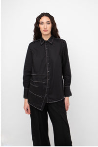 Ozai N Ku - Black Cotton Shirt