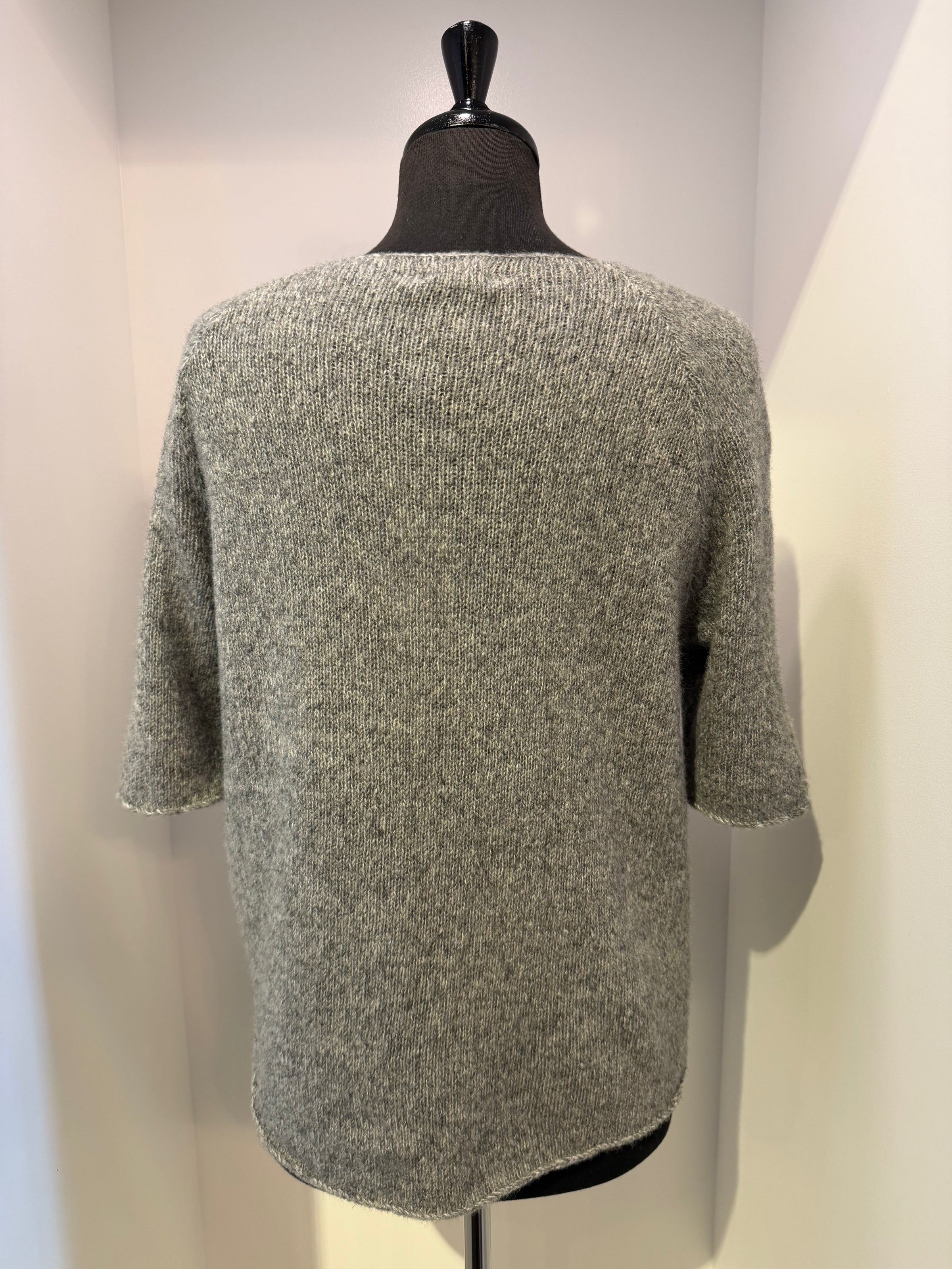 Grizas - Short Sleeve heathered Sweater