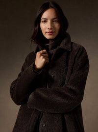 Eileen Fisher - Fine Wool Alpaca Classic Collar Coat