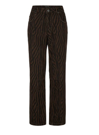 Marc Aurel - Barrel jeans with tiger print