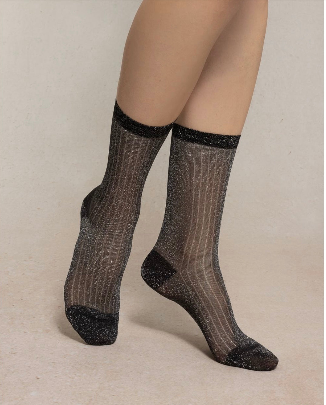 Bleuforet - Sheer ribbed socks