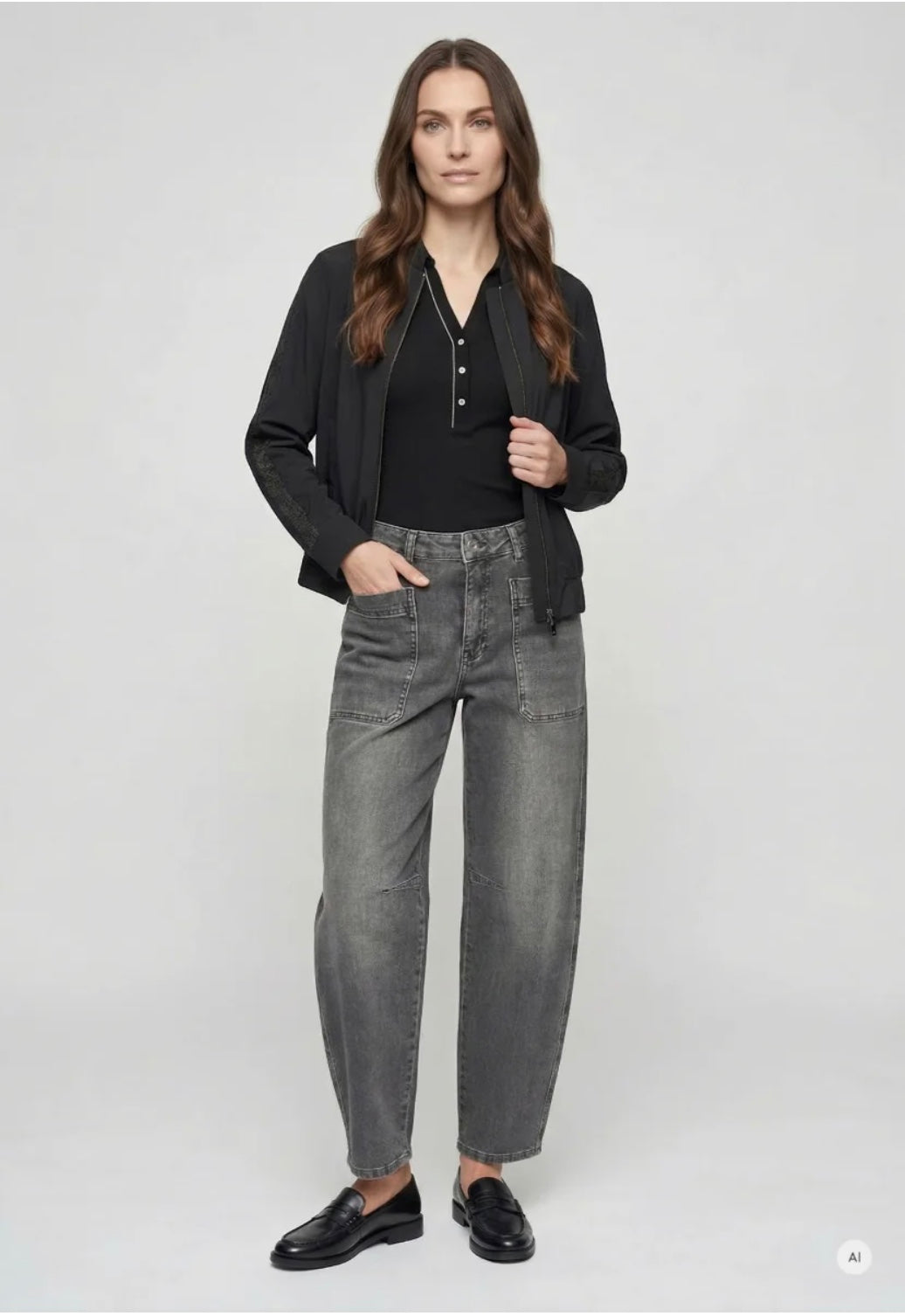 Marc Aurel - Utility-Style Barrel Jean