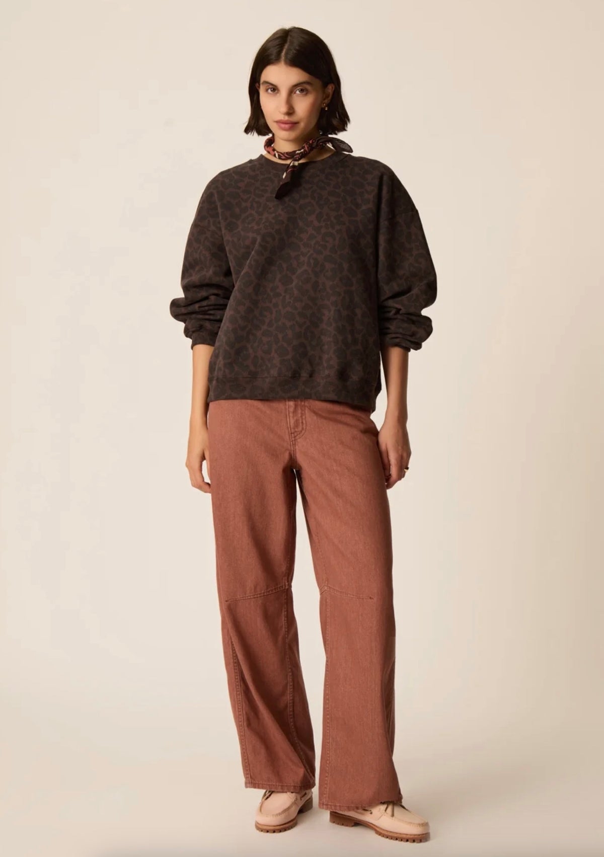 Des Petits Hauts - Sweatshirt Jacinthe Leopard