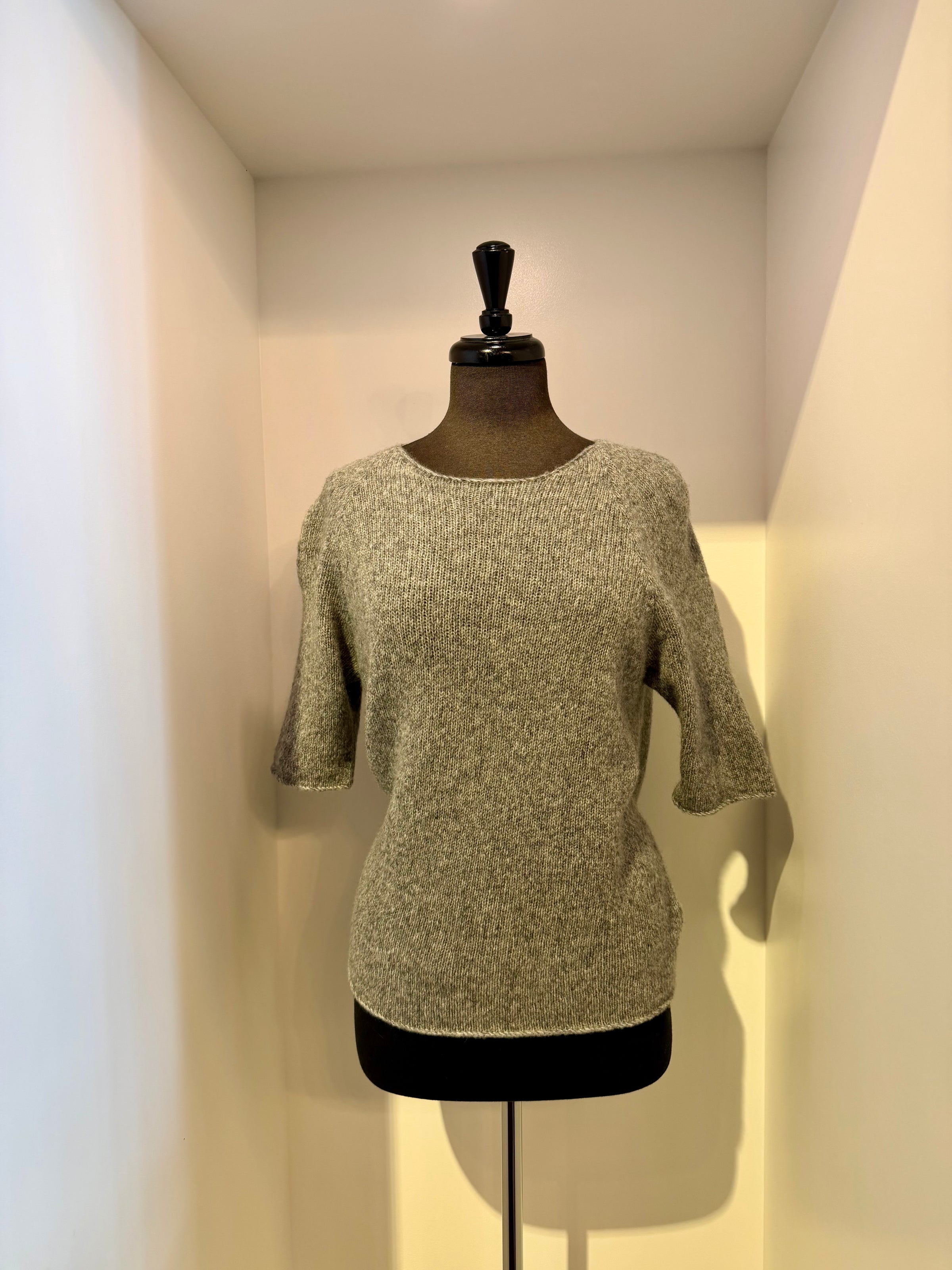 Grizas - Short Sleeve heathered Sweater
