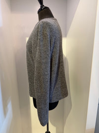 Grizas - Heathered Grey wool Cardigan