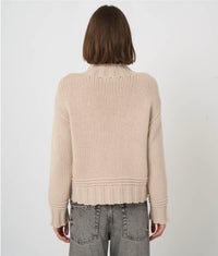 Repeat Cashmere - Chunky Cashmere Stand-Collar Sweater