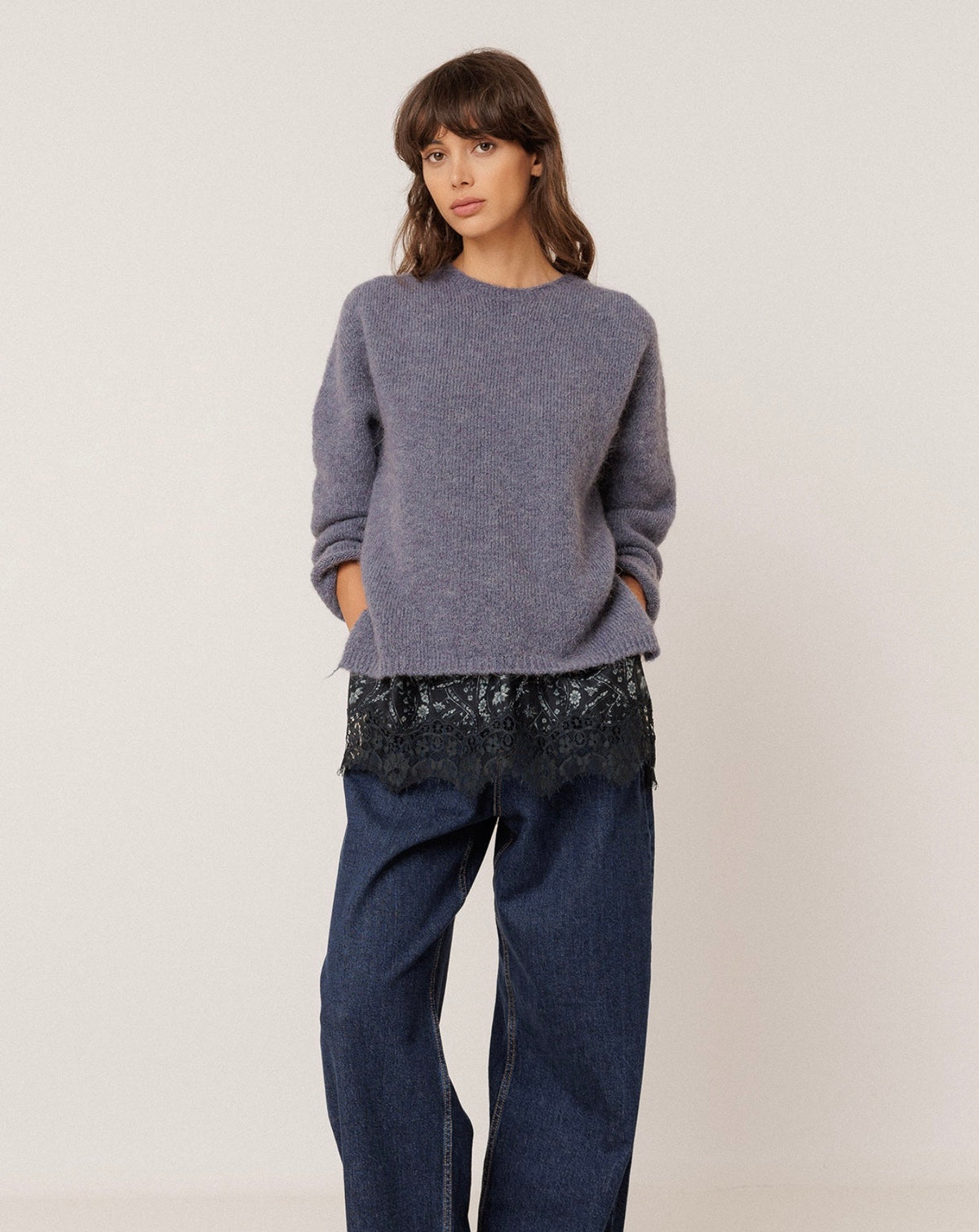 Indi & Cold - Sweater with Mohair