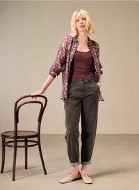 nile - Blouse with floral print