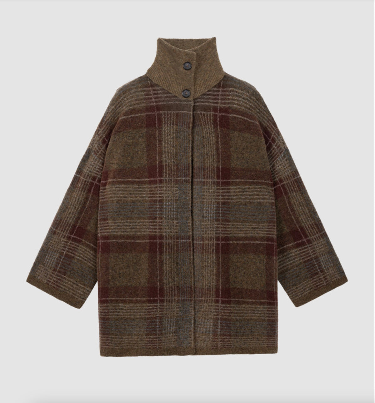Repeat - Wool-Alpaca Jacquard Jacket Cardigan