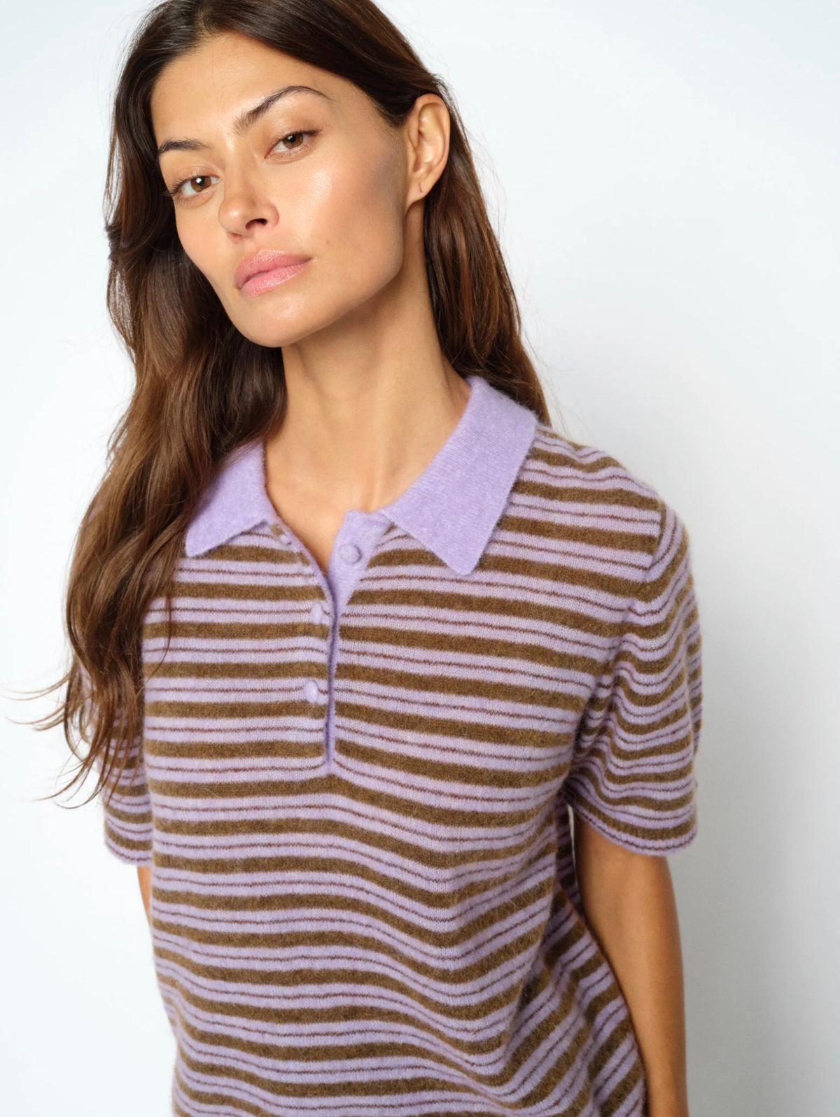 Mos Mosh - MMMilvi Stripe Polo knit