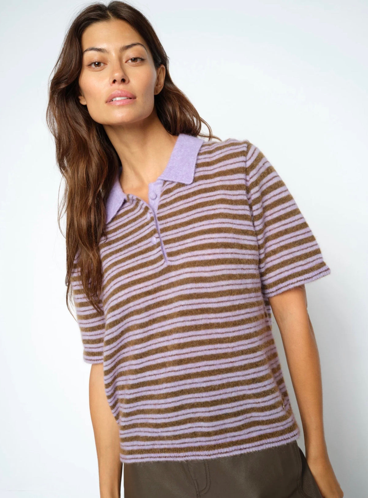 Mos Mosh - MMMilvi Stripe Polo knit