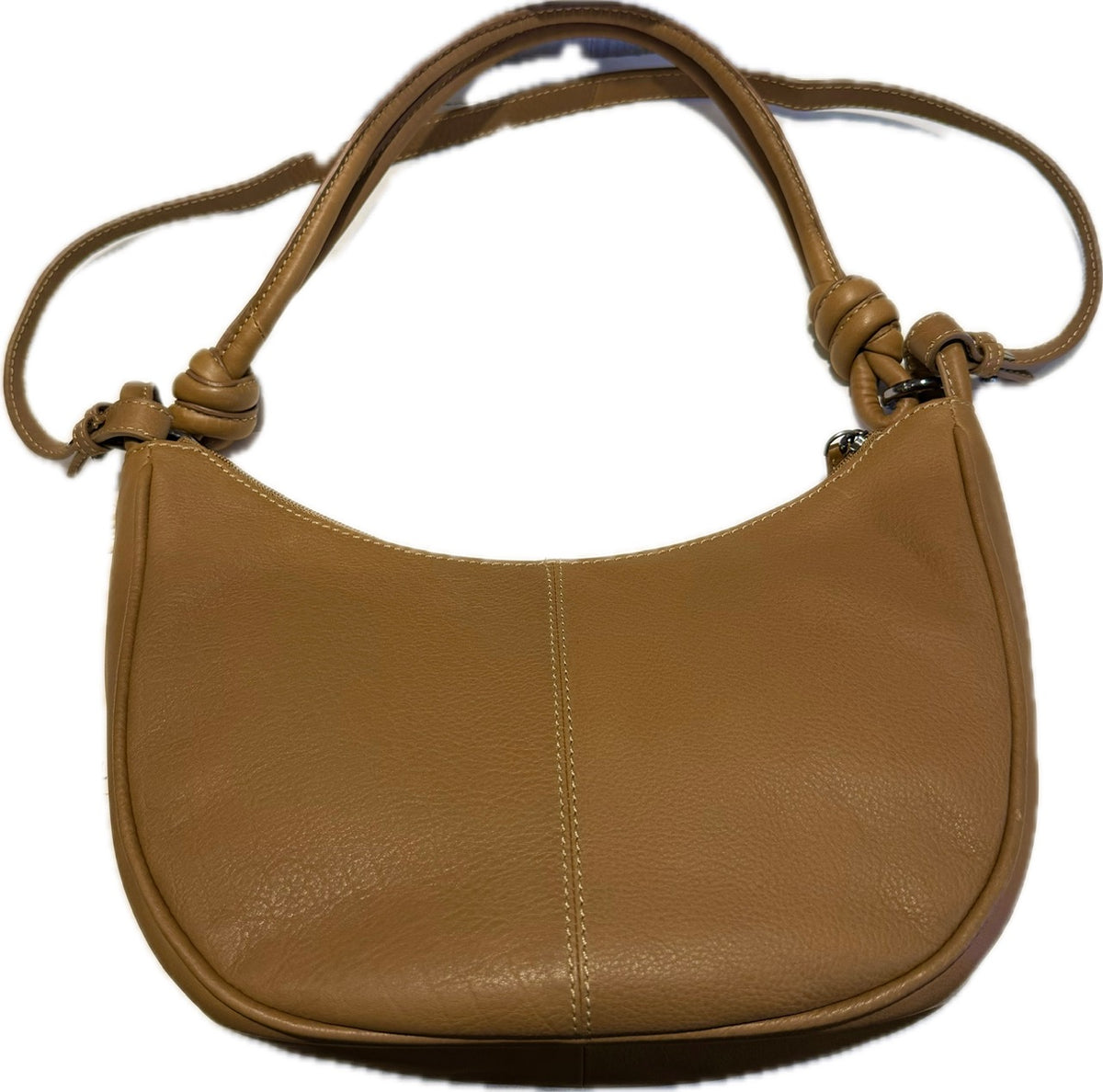 Indi & Cold - Cresent Shapped Leather Shoulder Bag