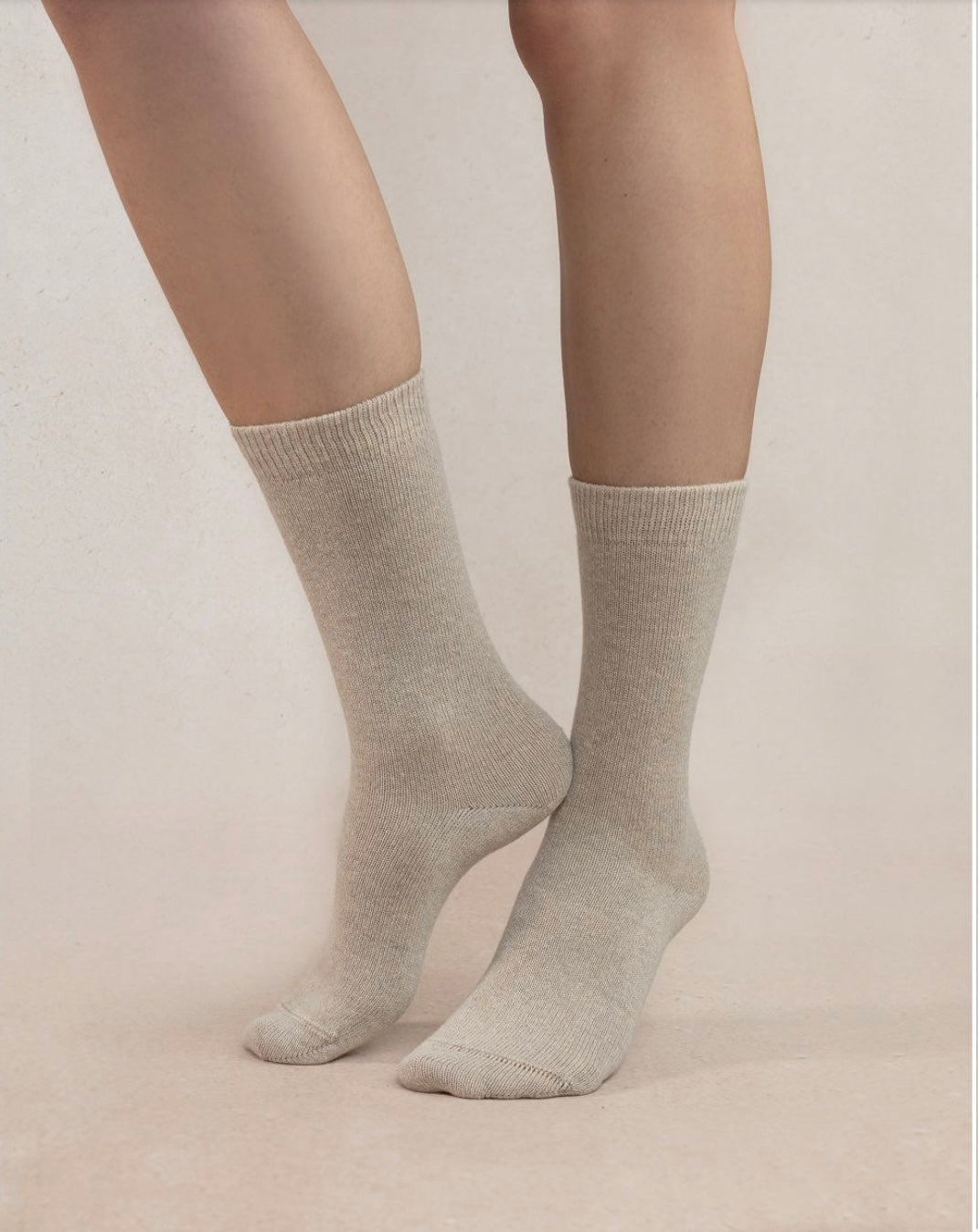 Bleuforet - Cashmere socks Flannel Grey