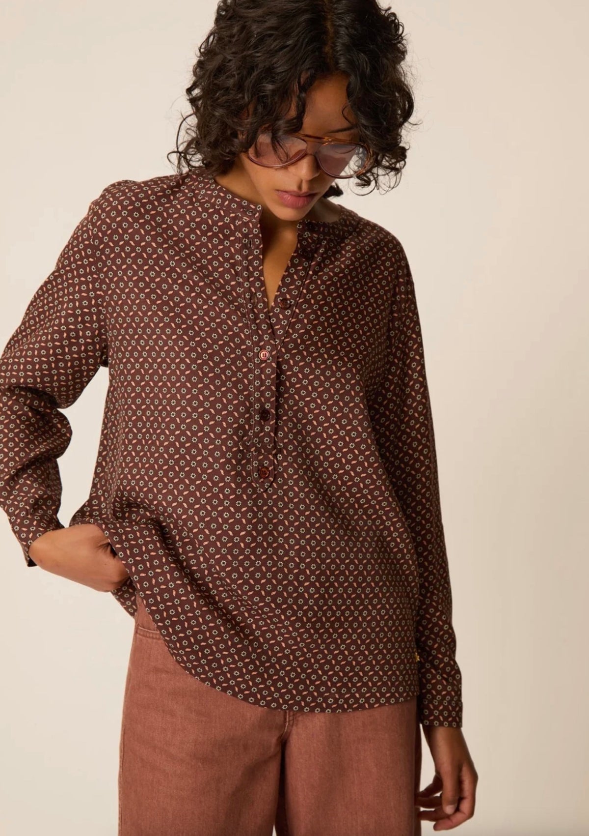 Des Petits Hauts - Blouse Valkyra Cravate