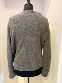 Grizas - Heathered Grey wool Cardigan
