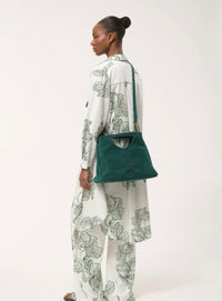 Humility - Green Suede Bag