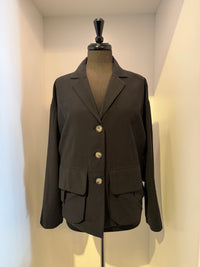 Ozai N Ku - 3 Button Black Jacket