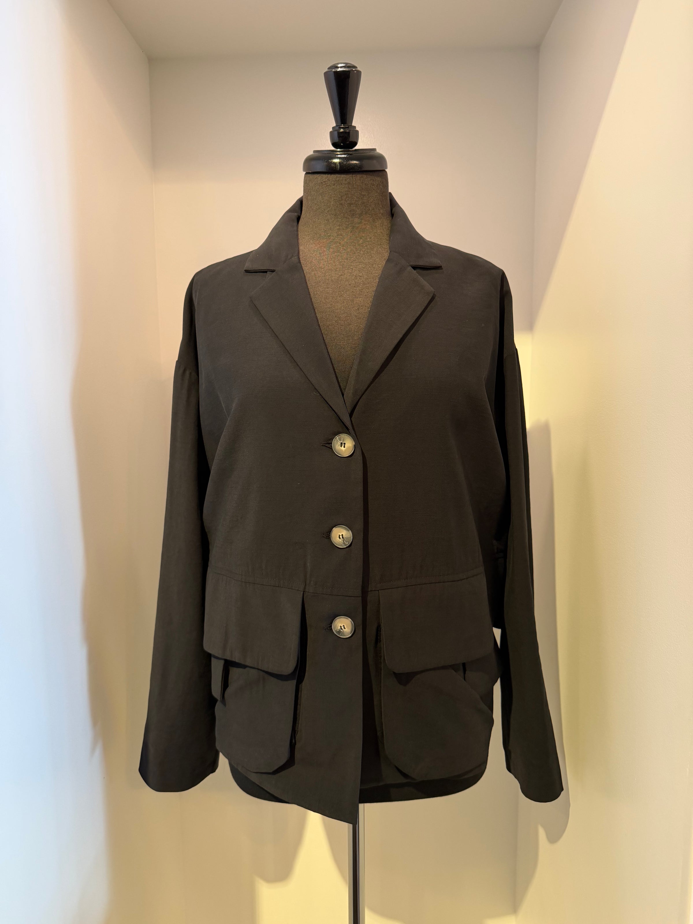 Ozai N Ku - 3 Button Black Jacket