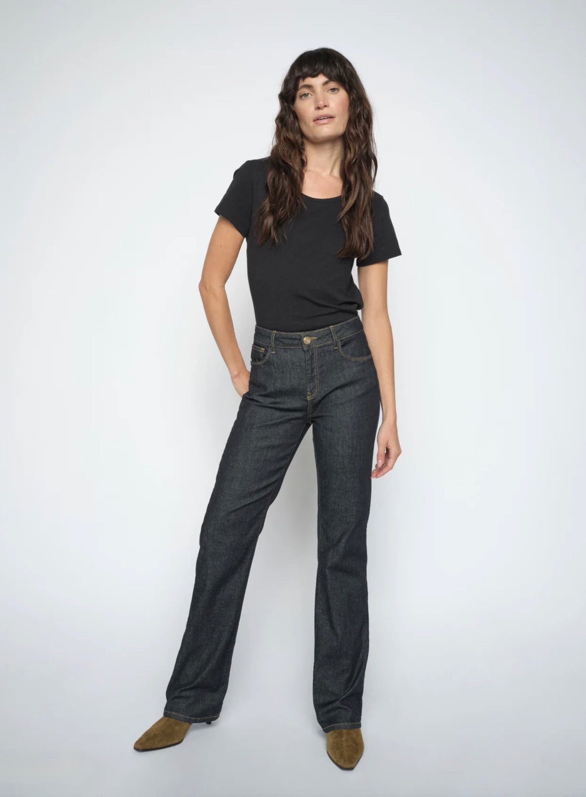 Mos Mosh - MMCecilia Cover Jeans Flare fit  | High/Mid Waist