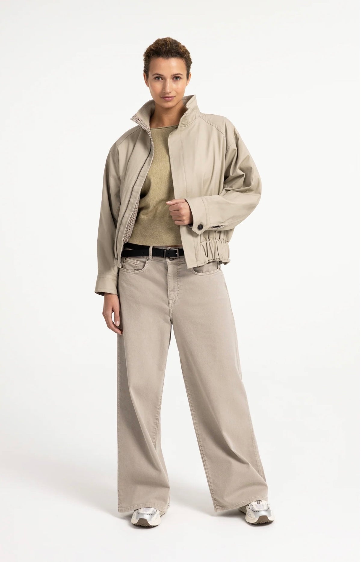 YaYa - Loose fit denim jean with special waistband