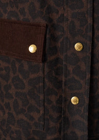 Des etits Hauts - Coat Yolanda Leopard