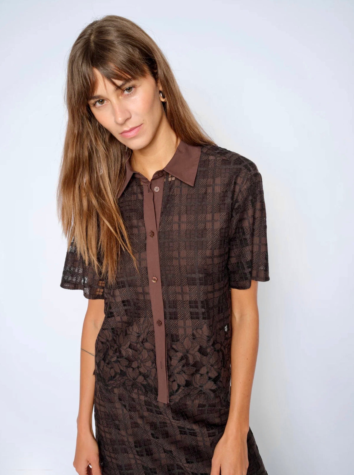Mos Mosh - MMLia Checko Lace Shirt