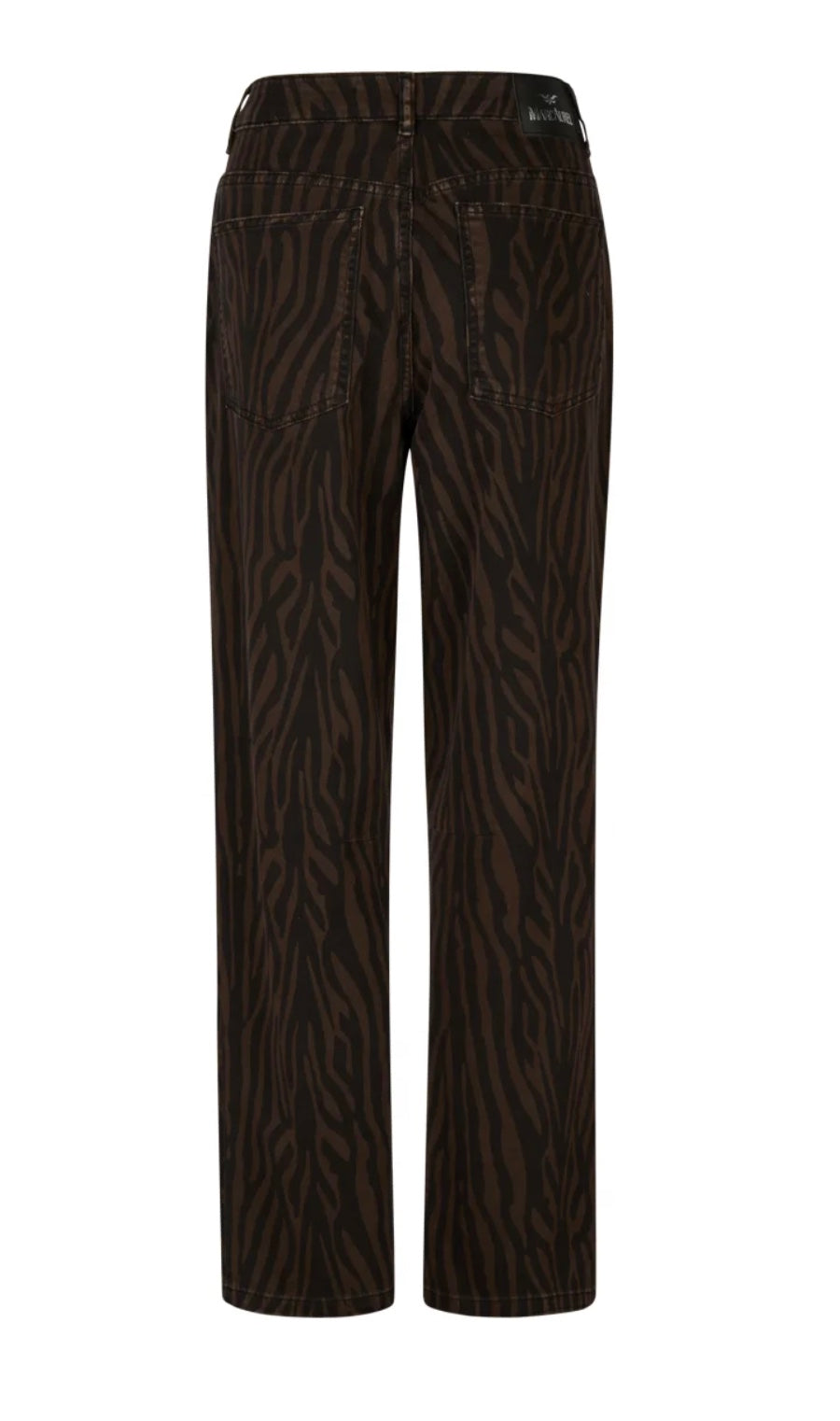 Marc Aurel - Barrel jeans with tiger print