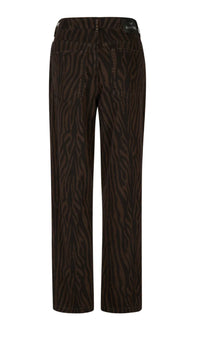 Marc Aurel - Barrel jeans with tiger print
