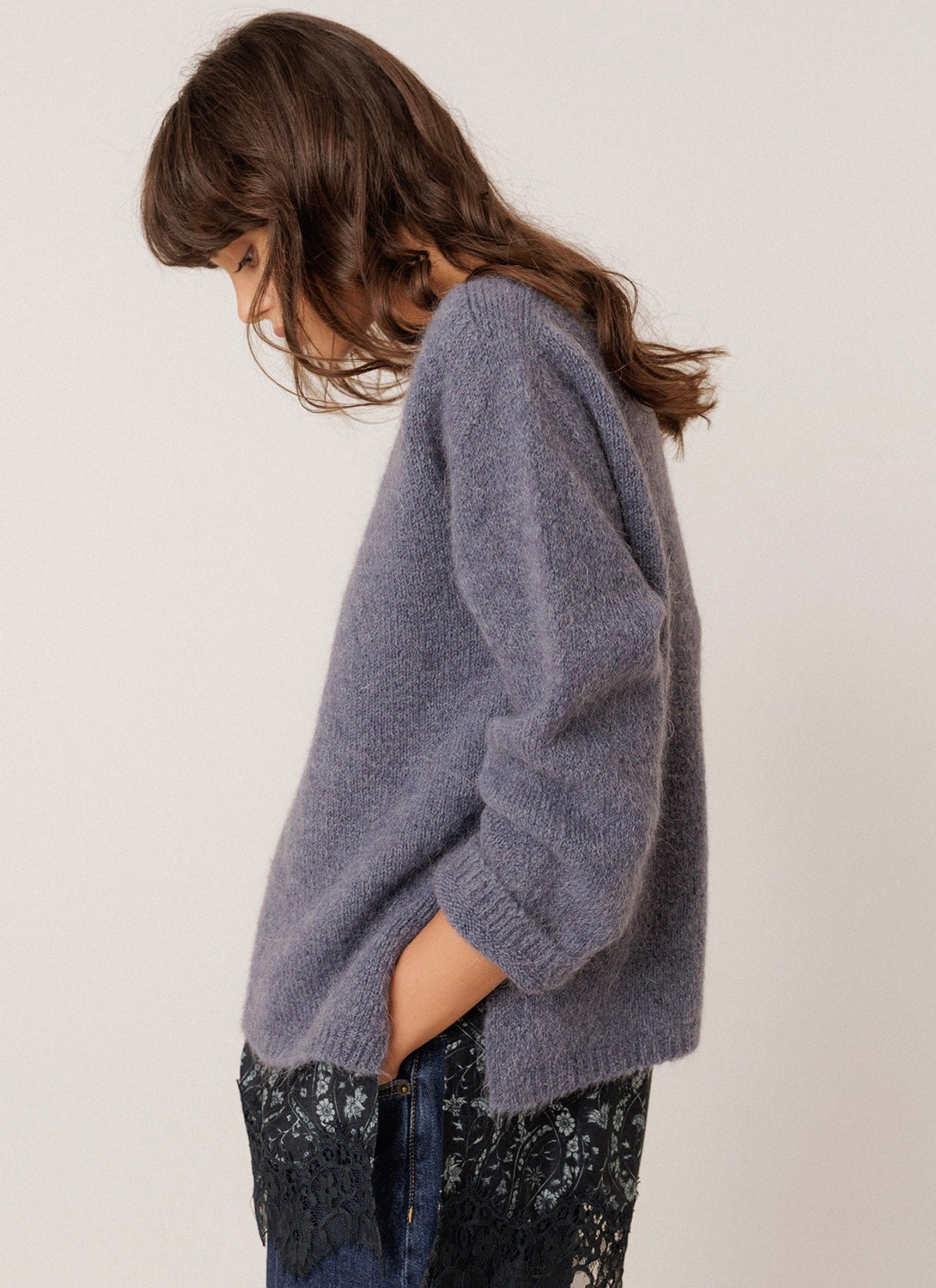Indi & Cold - Sweater with Mohair