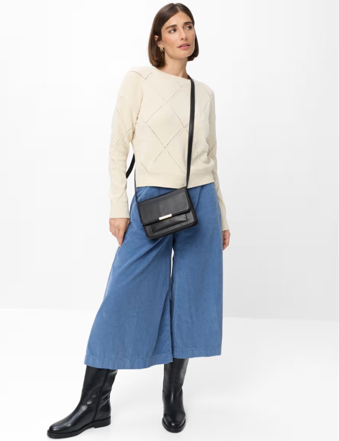 Brax - Lisa Sweater with Diamond Pattern