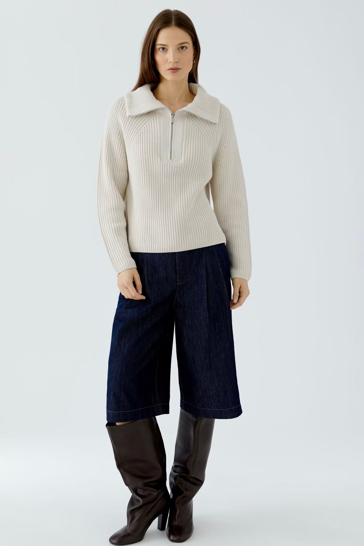 Oui - Half Zip Pullover