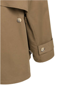 YAYA - A-line trench jacket with stand collar