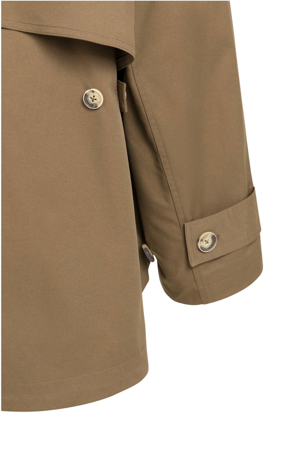 YAYA - A-line trench jacket with stand collar