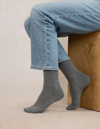 Bleuforet - Cashmere socks Flannel Grey