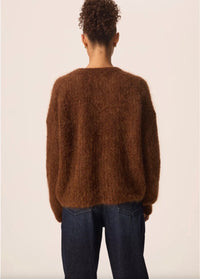 Des Petits Hauts - Cardigan Alma Cognac Chine