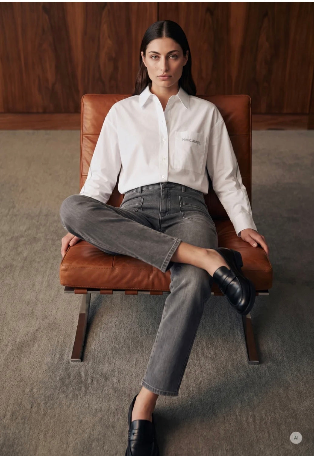 Marc Aurel - Utility-Style Barrel Jean