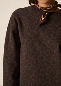 Des Petits Hauts - Sweatshirt Jacinthe Leopard