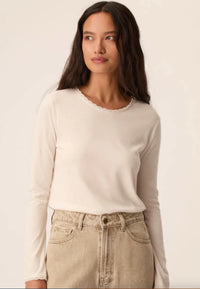 Des Petits Hauts - Izelie Creme T-Shirt