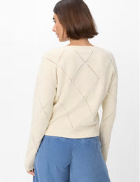 Brax - Lisa Sweater with Diamond Pattern