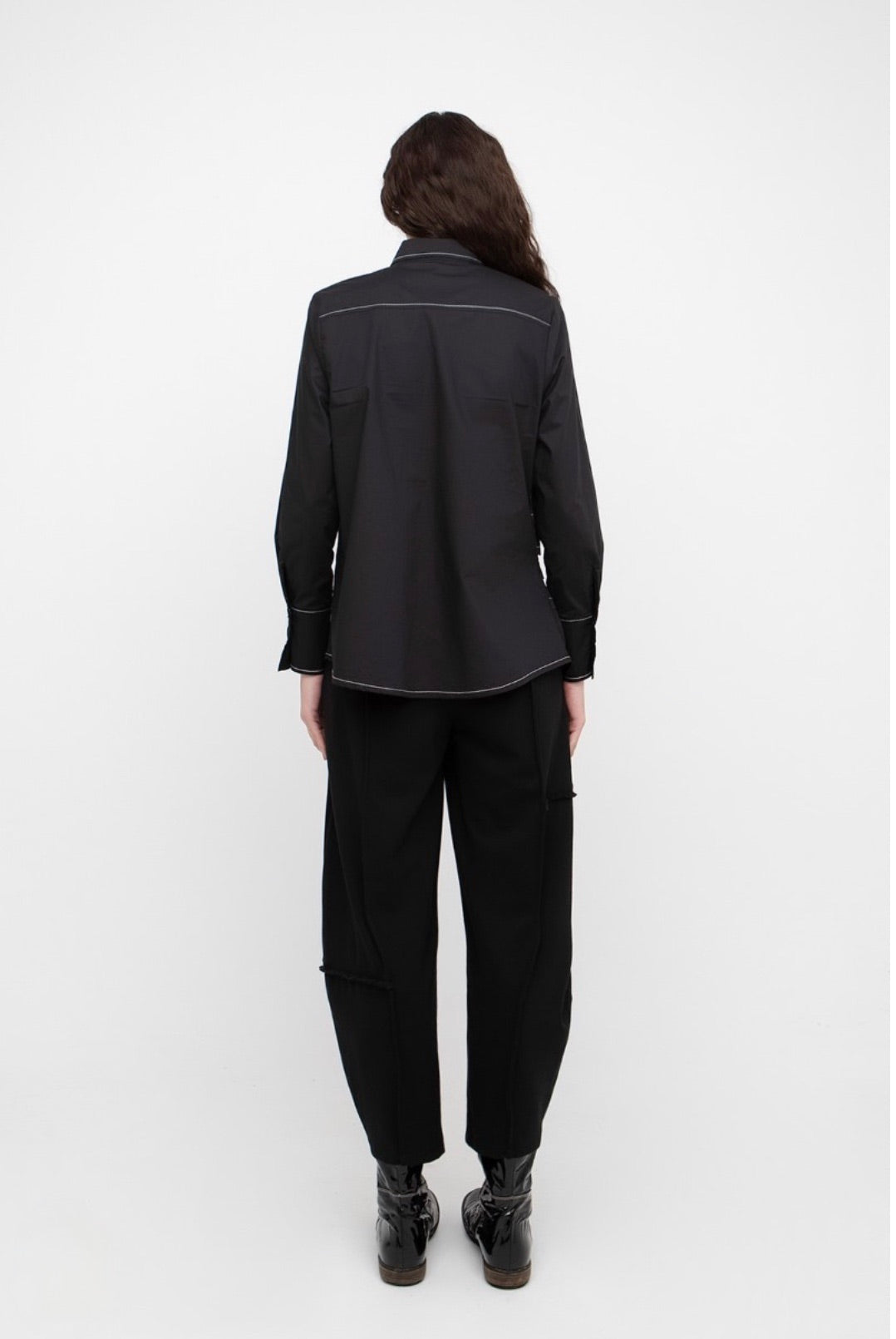 Ozai N Ku - Black Cotton Shirt