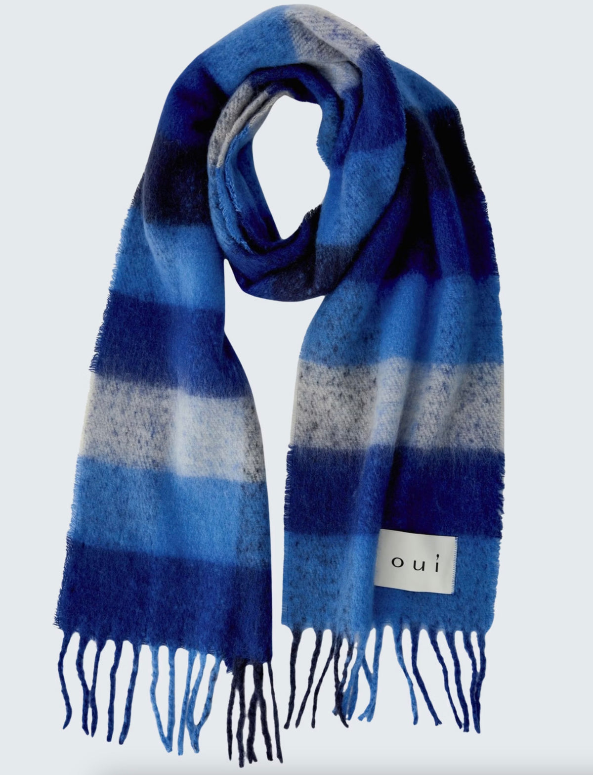Oui - Scarf - Blue Blue