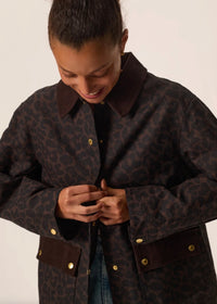Des etits Hauts - Coat Yolanda Leopard