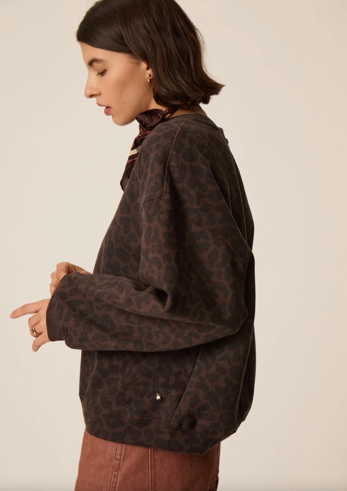Des Petits Hauts - Sweatshirt Jacinthe Leopard